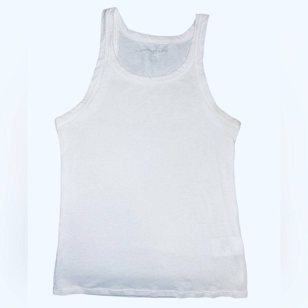 American Eagle White Tank Top.